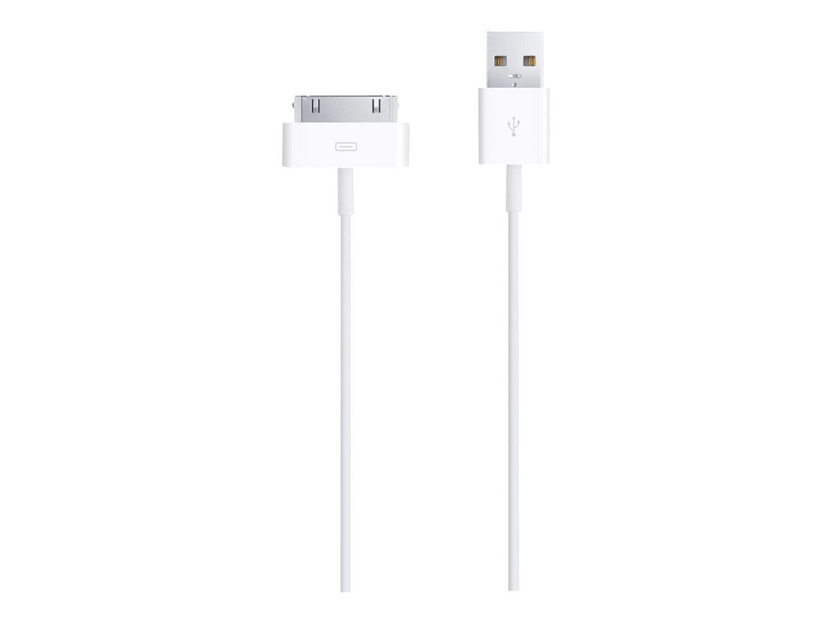 Apple Câble 30 broches vers USB Apple • 0.3m • Blanc