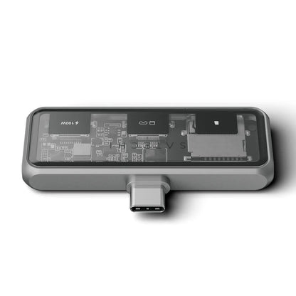 Satechi Mobile XR Hub avec microSD • Gris sidéral