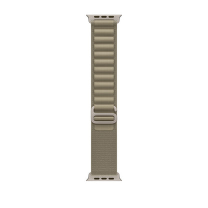 Apple Boucle Alpine pour Apple Watch 49mm • Olive • Taille M