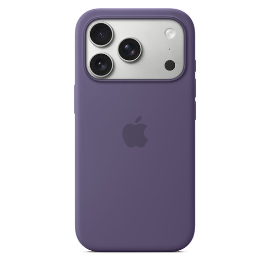 Coque en silicone avec MagSafe pour iPhone 17 Pro - Brume Violette