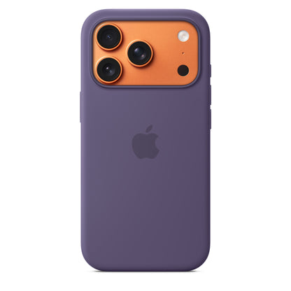 Coque en silicone avec MagSafe pour iPhone 17 Pro - Brume Violette