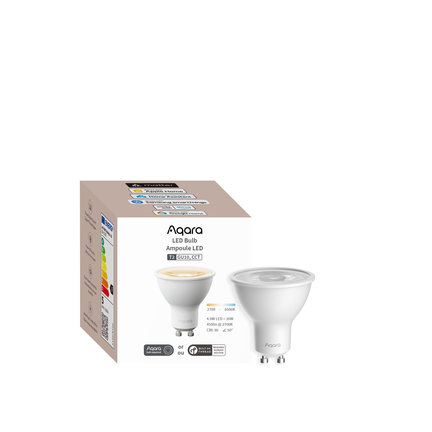 Aqara ampoule LED Bulb T2 • GU10 • Blanc