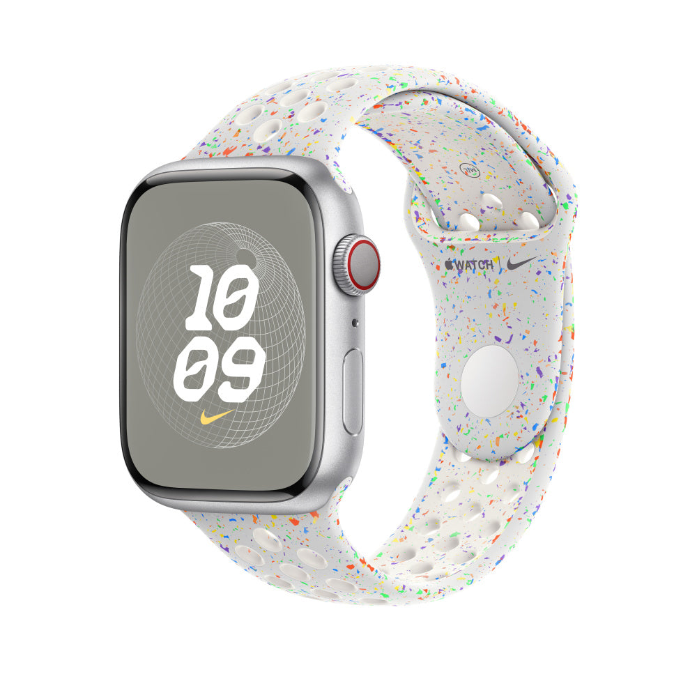 Apple Sport Band Nike 45mm • Pure Platinum • M/L
