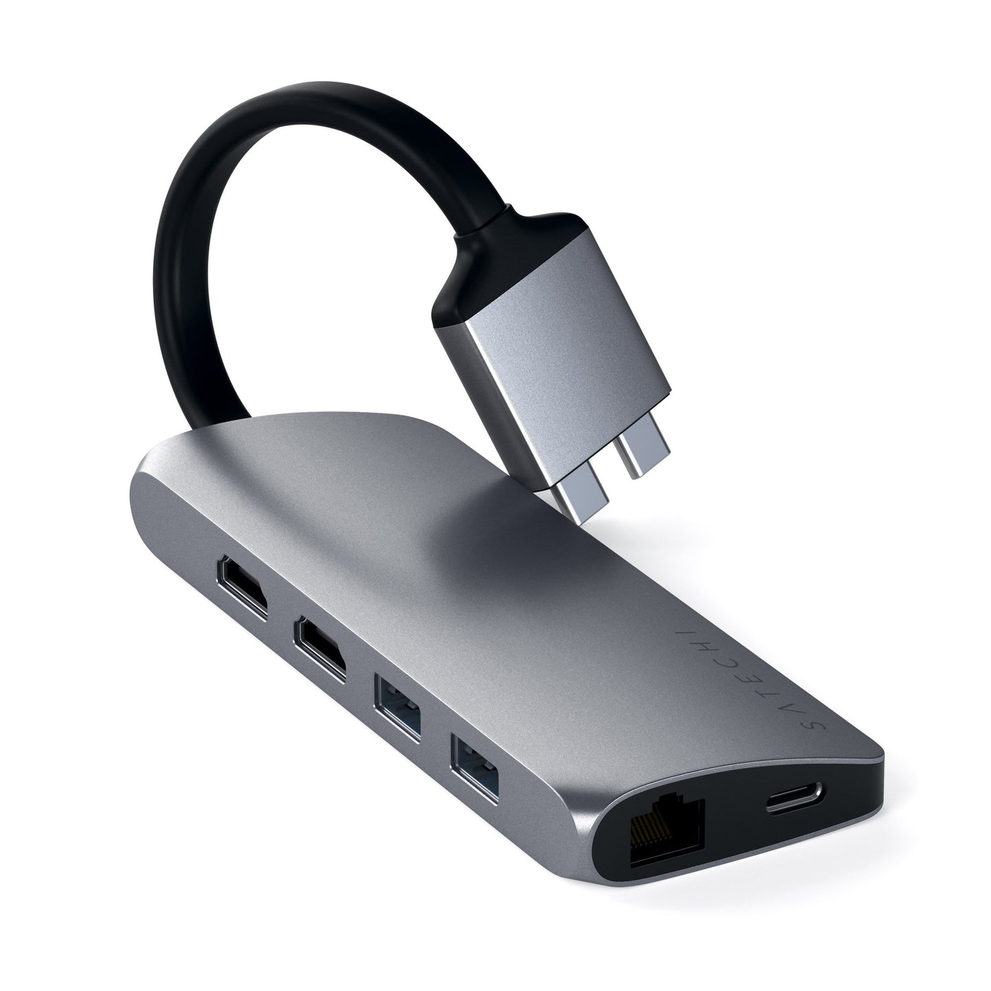 Satechi Adaptateur Dual Multimedia USB-C