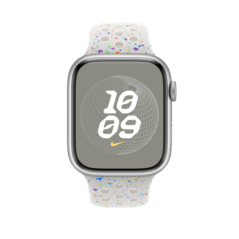Apple Sport Band Nike 45mm • Pure Platinum • M/L