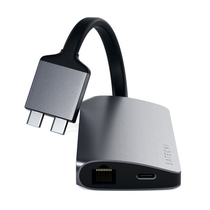 Satechi Adaptateur Dual Multimedia USB-C