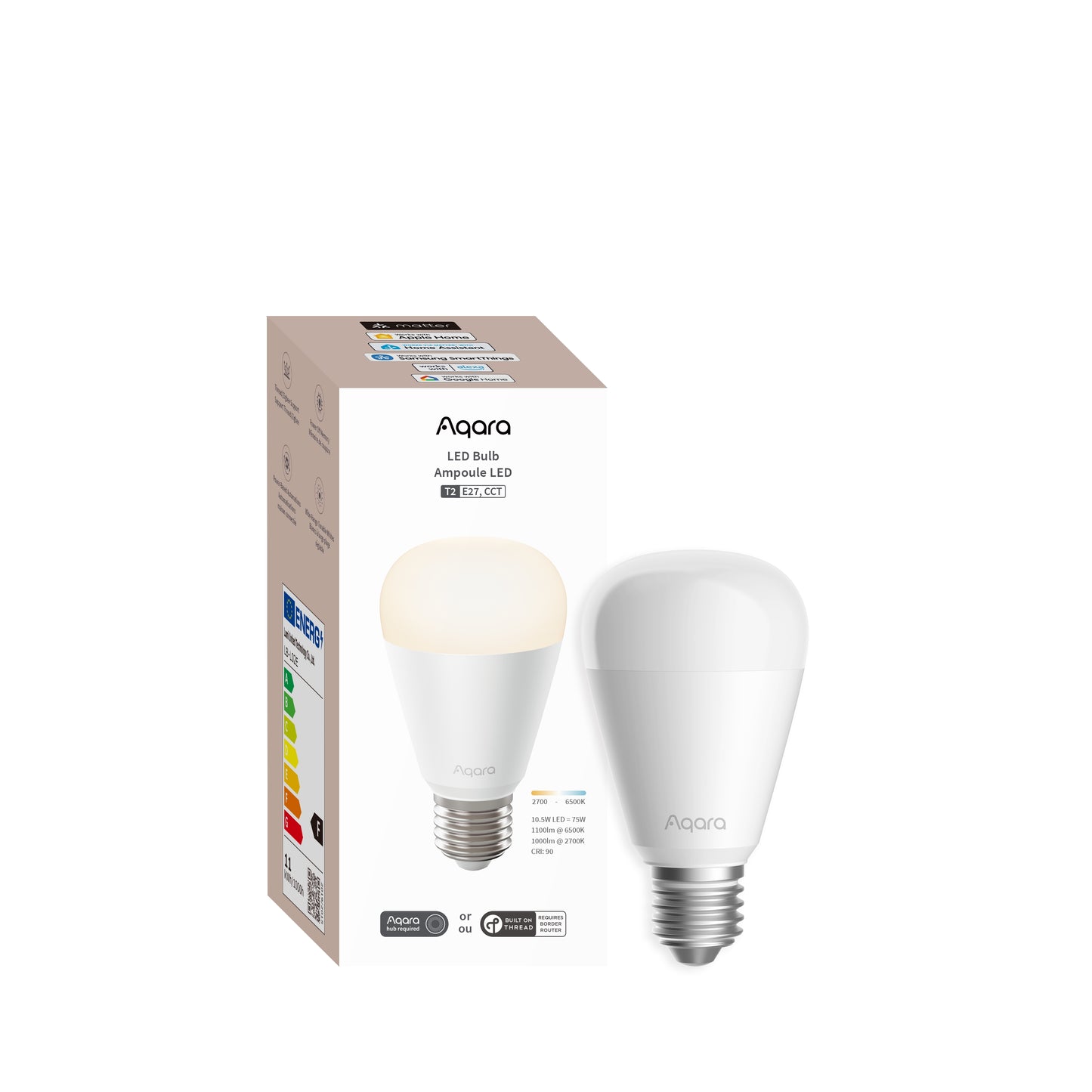 Aqara ampoule LED Bulb T2 • E27 • Blanc
