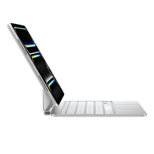 iPad Pro 11" M4 / M5 • Magic Keyboard • Français • Blanc