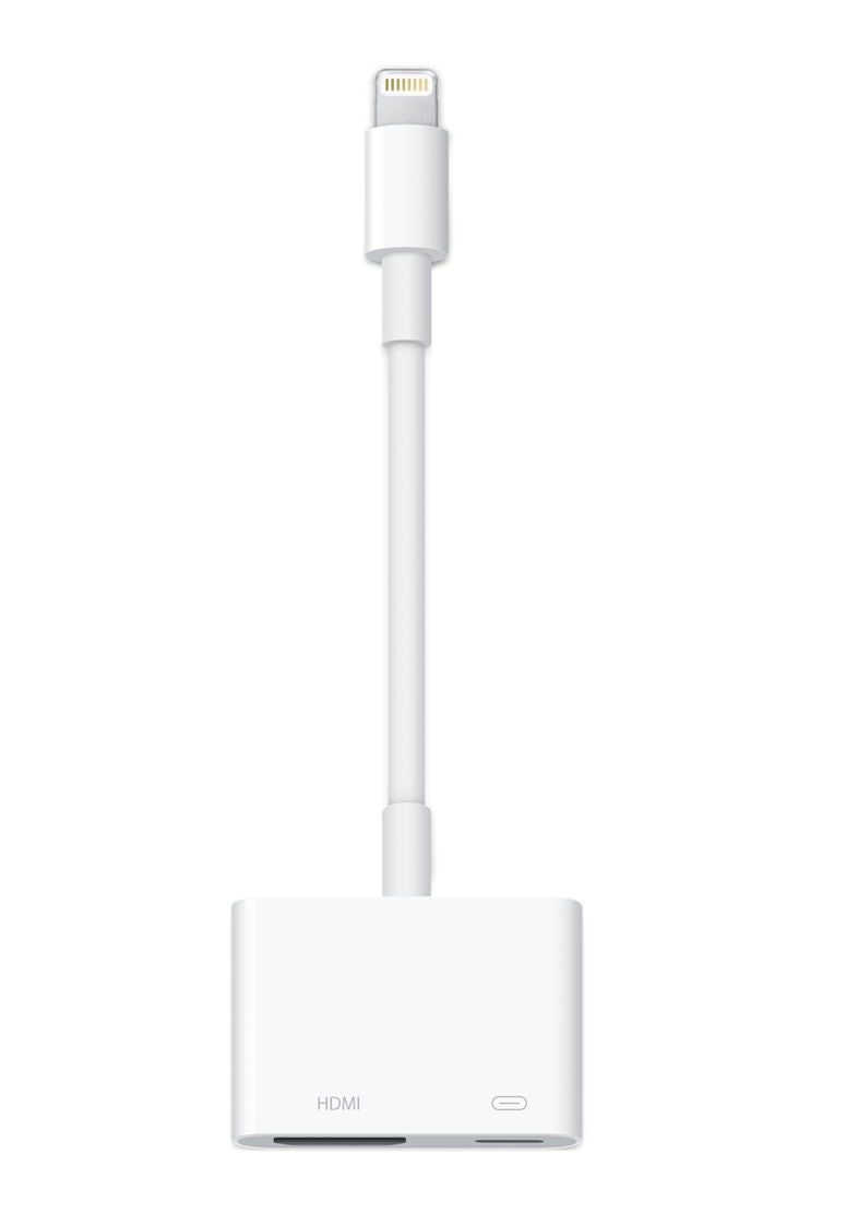 Apple Adaptateur Lightning AV numérique • 0.15m • Blanc