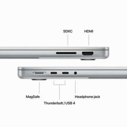 MacBook Pro 14" M3 8C/8GB/1TBSSD/GPU10C • QWERTY US • Argent