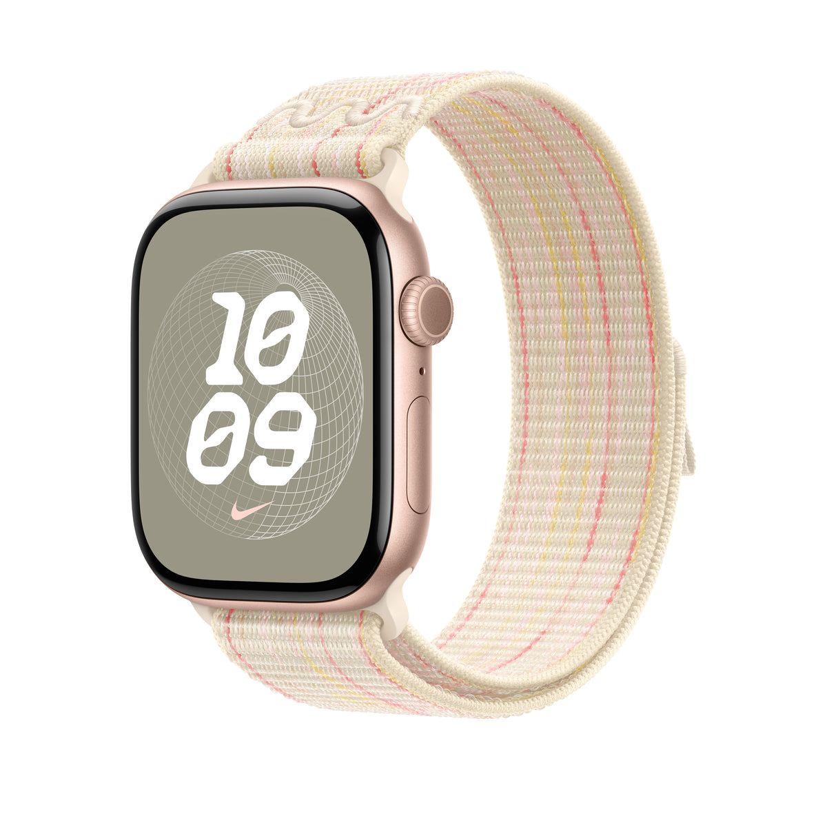 Apple Sport Loop Nike 46mm • Starlight/Pink
