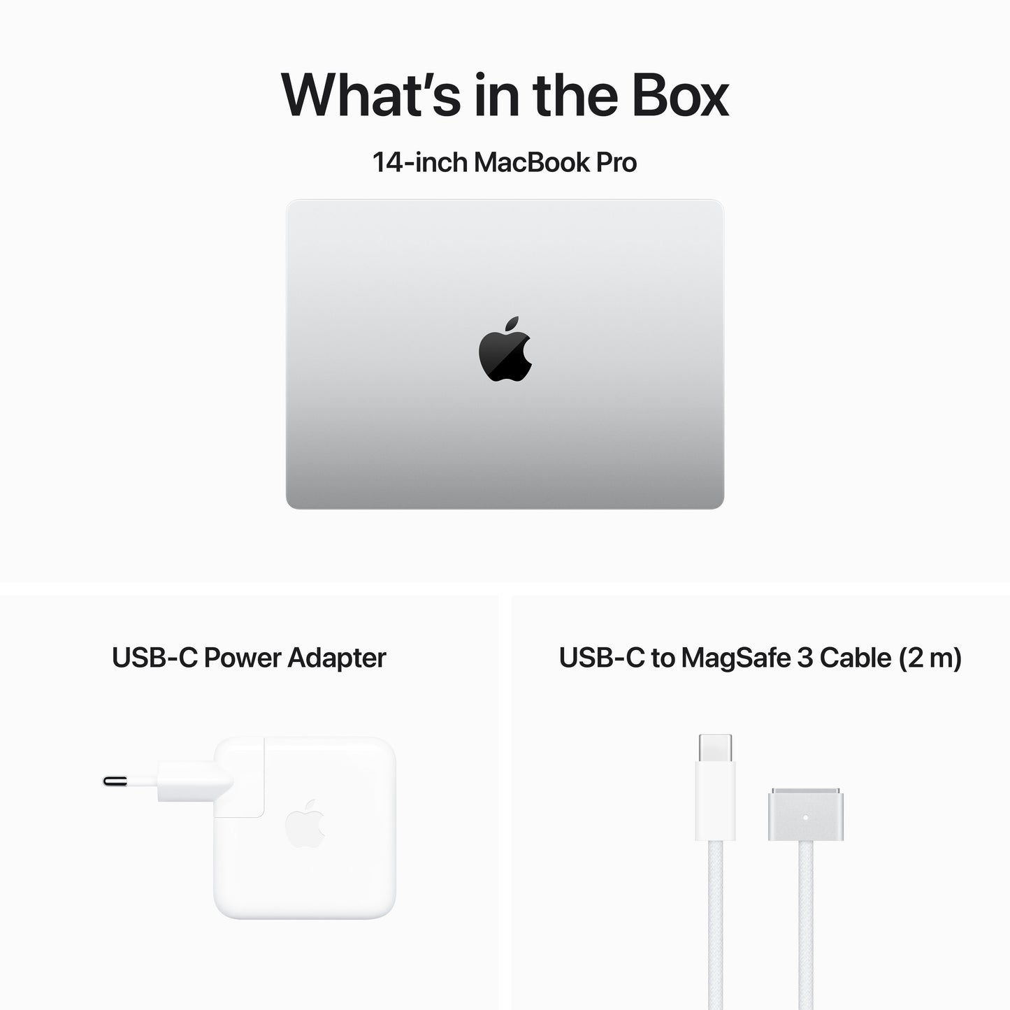 MacBook Pro 14" M3 8C/8GB/1TBSSD/GPU10C • QWERTY US • Argent