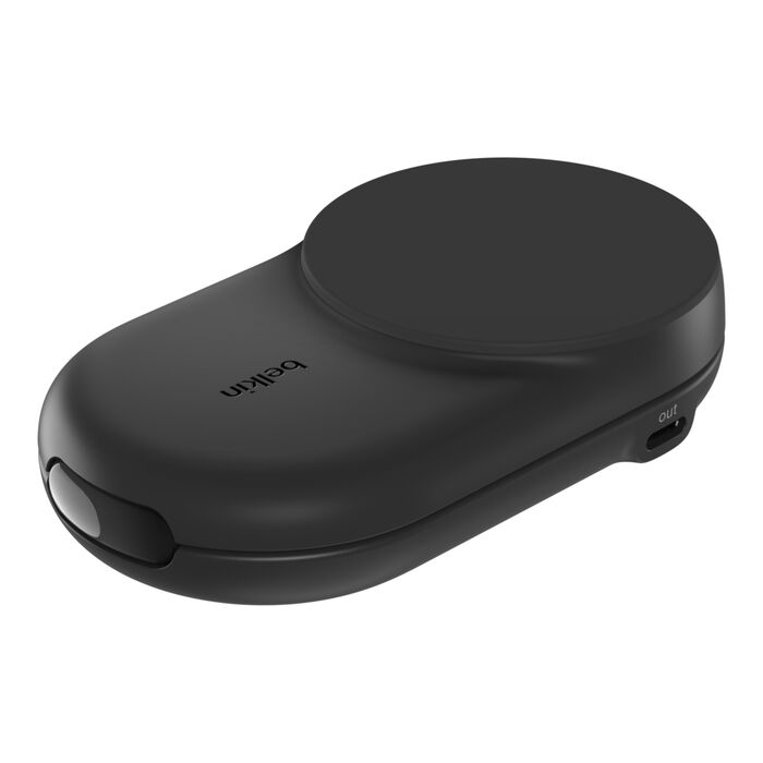 Belkin • Socle de recharge 2‑en‑1 UltraCharge avec Qi2 • 25 W • Noir