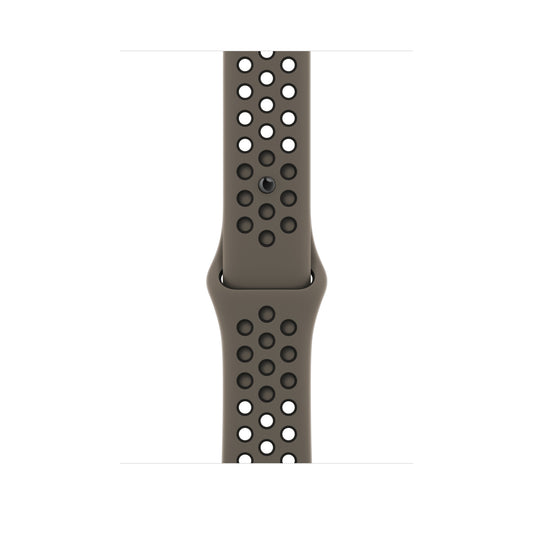 Apple Sport Band Nike 45mm • Gris Olive / Noir