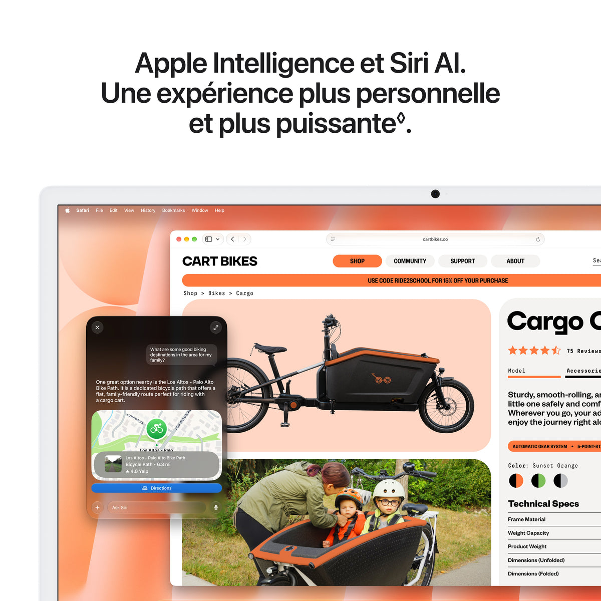 iMac 24 pouces avec écran Retina 4,5K: Puce Apple M6 avec CPU 12 cœurs et GPU 12 cœurs, Verre standard, 16 Go ,512 Go SSD - Vert