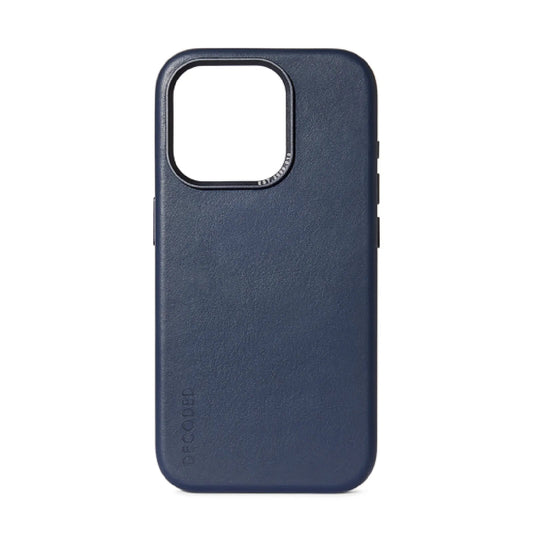 Decoded • Coque de protection en cuir pour iPhone 15 Pro Max • Bleu Marine