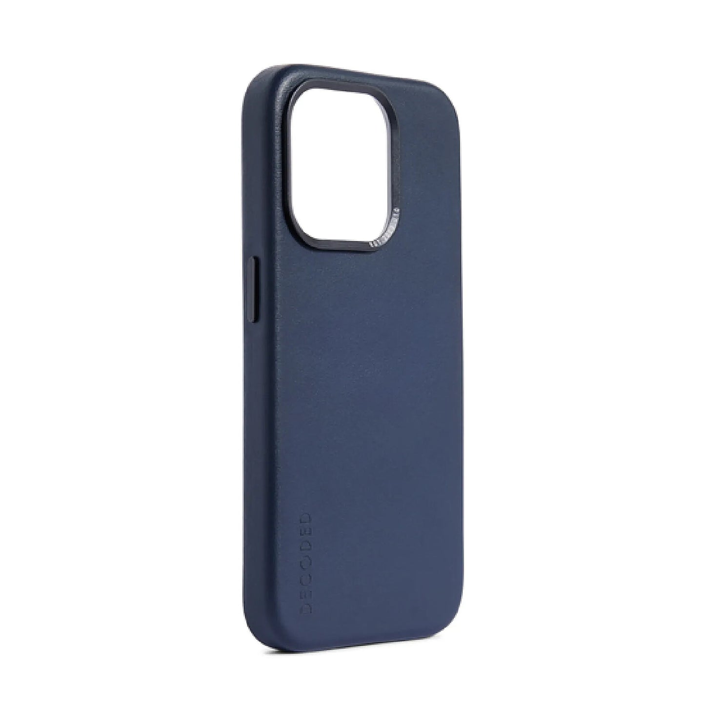 Decoded • Coque de protection en cuir pour iPhone 15 Pro Max • Bleu Marine