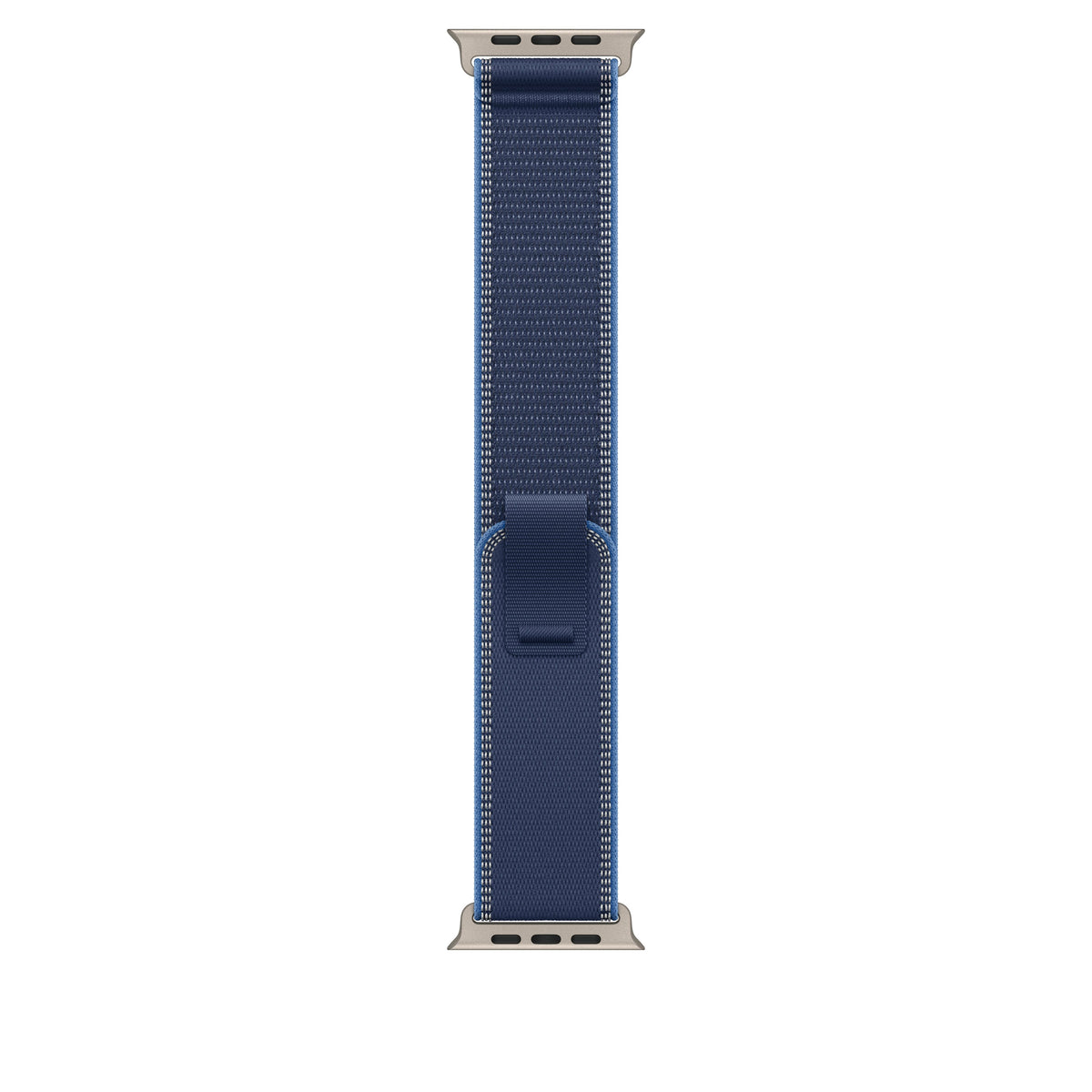 Boucle Trail bleu/bleu vif 49 mm - M/L - Finition titane naturel