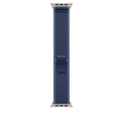 Boucle Trail bleu/bleu vif 49 mm - M/L - Finition titane naturel