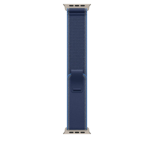 Boucle Trail bleu/bleu vif 49 mm - M/L - Finition titane naturel