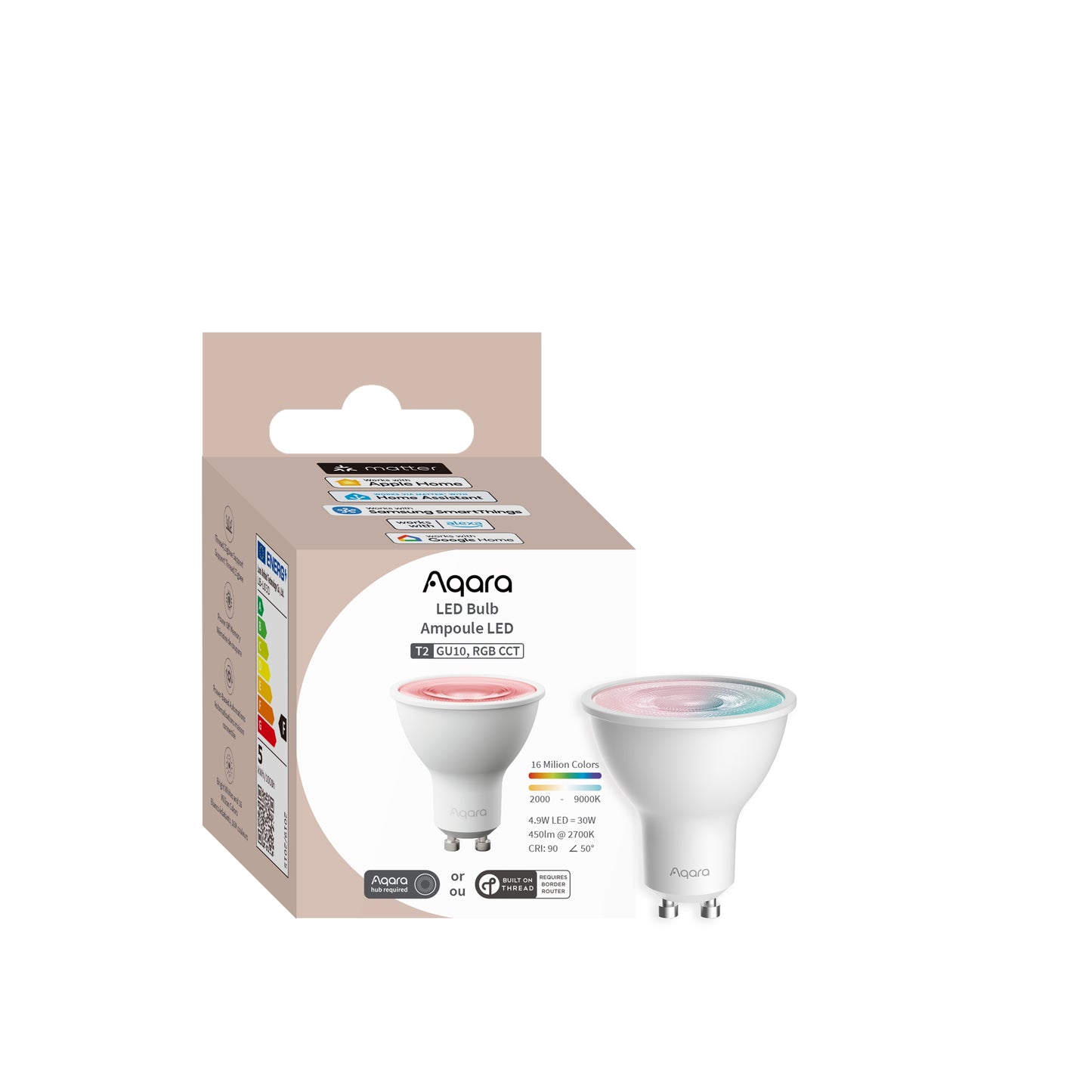 Aqara ampoule LED Bulb T2 • GU10 • Couleur