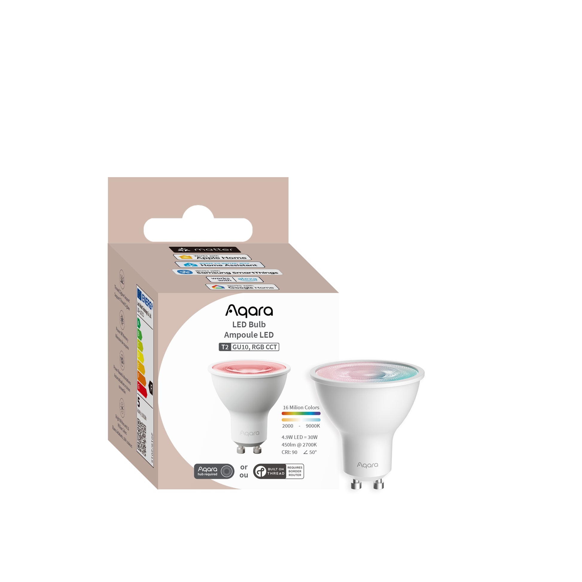 Aqara ampoule LED Bulb T2 • GU10 • Couleur