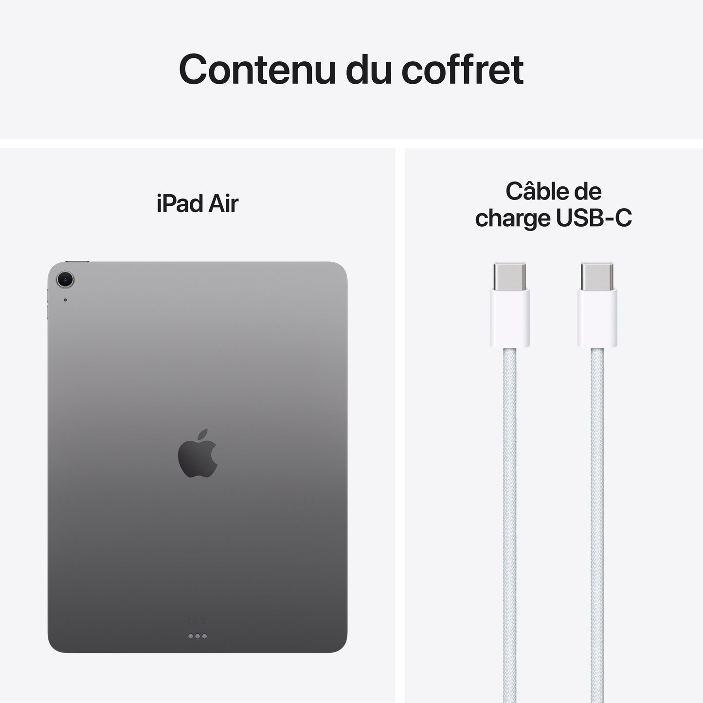 iPad Air 13 pouces Wi-Fi 256 Go - Gris sidéral (M3)