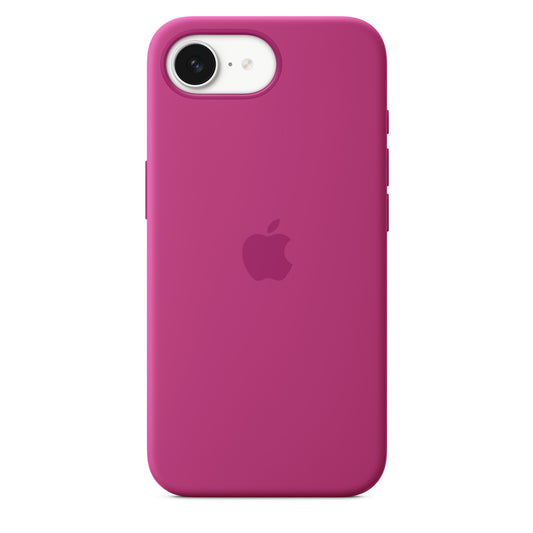 Apple Coque en silicone pour iPhone 16e • Fuchsia
