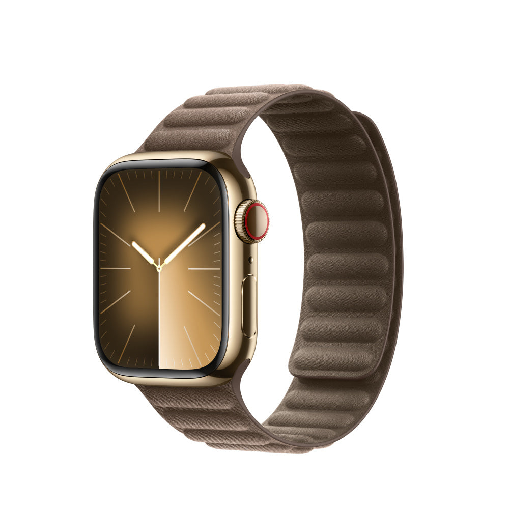 Apple • Bracelet à maillons magnétique Taupe 41 mm - M/L