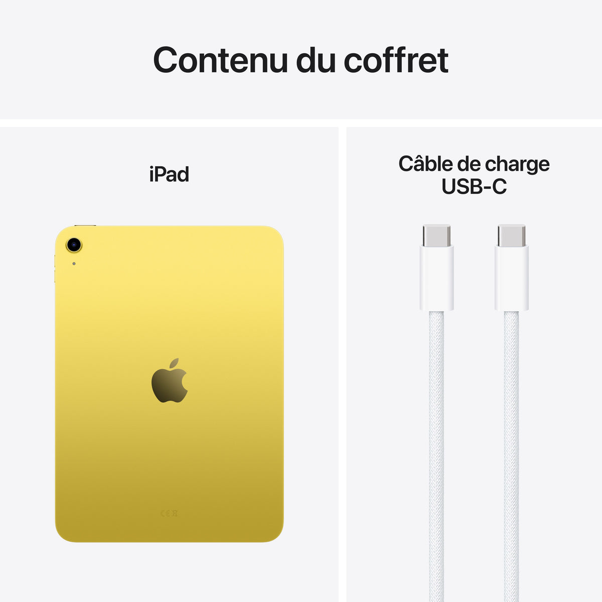iPad Wi-Fi 512 Go - Jaune (A16)