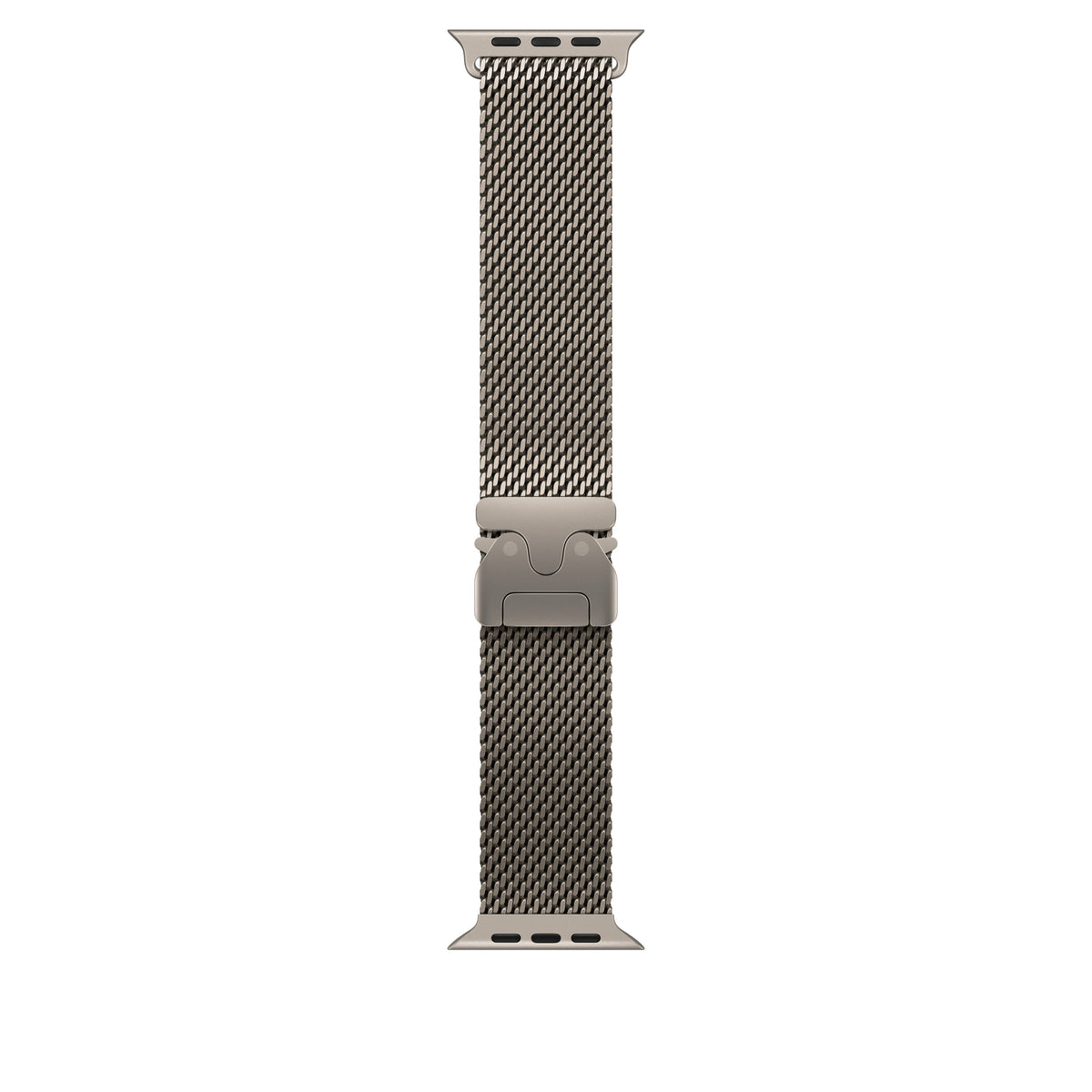 Bracelet Milanais en titane naturel 49 mm - Large
