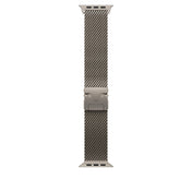 Bracelet Milanais en titane naturel 49 mm - Large