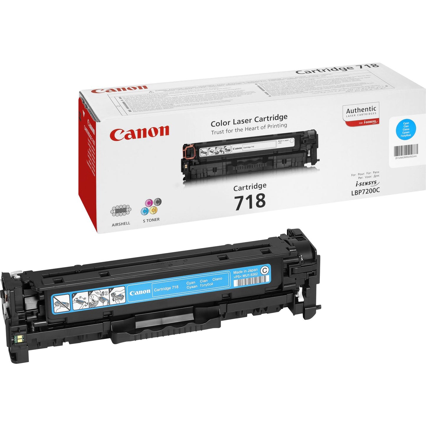 Canon Toner 718 • Cyan