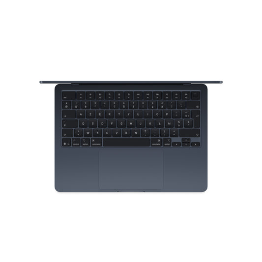 MacBook Air 13 pouces: Puce Apple M4 avec CPU 10 cœurs et GPU 8 cœurs, 256 Go SSD - Minuit