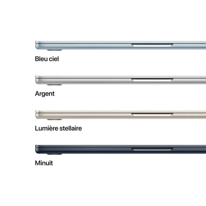 MacBook Air 13" M4 10C/16GB/512GB/GPU10C • Suisse-Français • Minuit