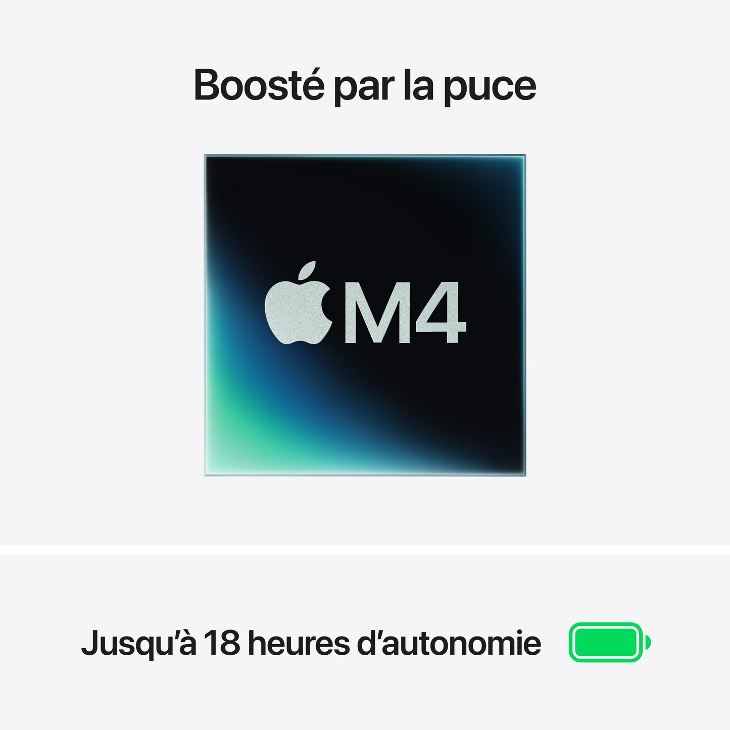 MacBook Air 13 pouces: Puce Apple M4 avec CPU 10 cœurs et GPU 8 cœurs, 256 Go SSD - Minuit