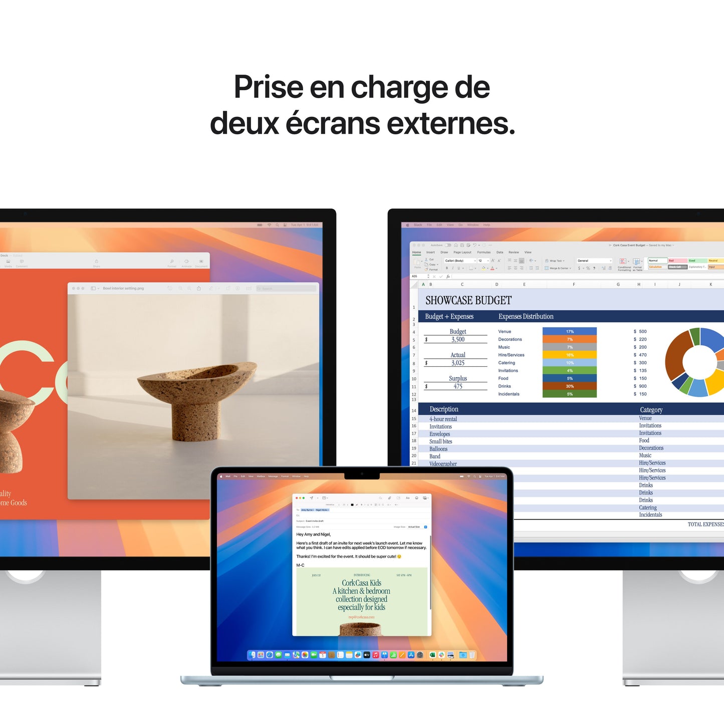 MacBook Air 13 pouces: Puce Apple M4 avec CPU 10 cœurs et GPU 8 cœurs, 256 Go SSD - Minuit