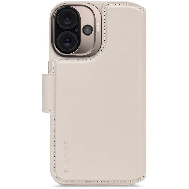 Decoded • Etui Portefeuille amovible pour iPhone 16 Plus • Argile
