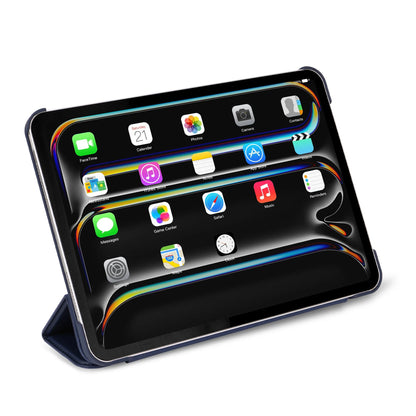 Decoded • Housse Texturée en Silicone Slim pour iPad Pro 13" M4 • Navy Peony