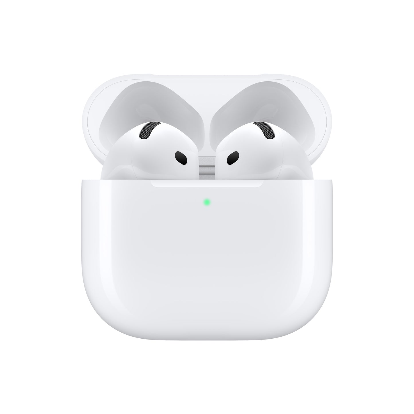 Apple AirPods 4ème génération avec annulation du bruit.