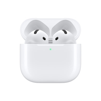 Apple AirPods 4ème génération avec annulation du bruit.