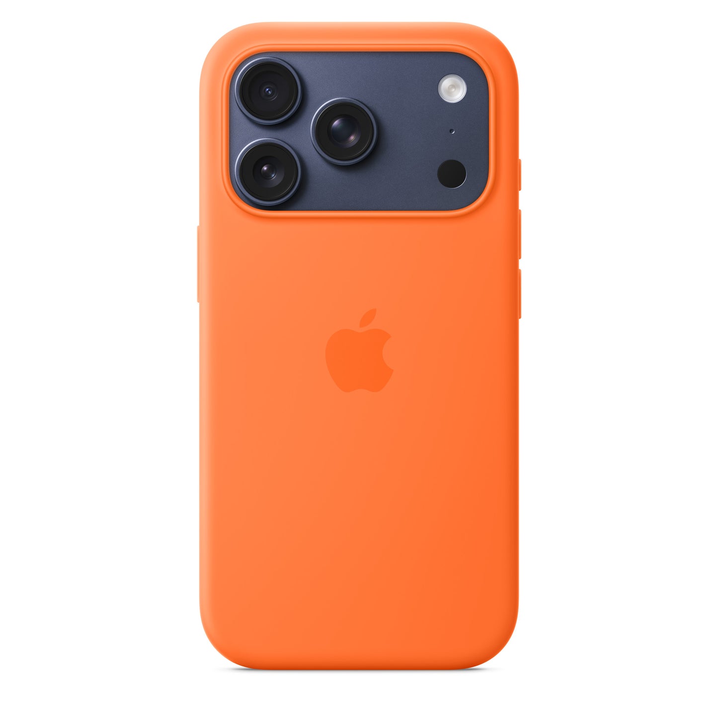 Coque en silicone avec MagSafe pour iPhone 17 Pro - Orange