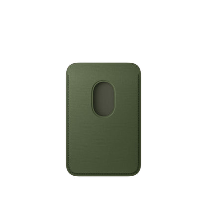 Porte-cartes en tissage fin pour iPhone avec MagSafe • Mousse