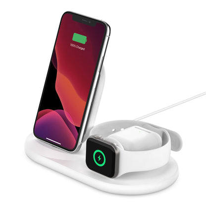 Belkin Wireless Boost Charge 3 in 1 • Blanc