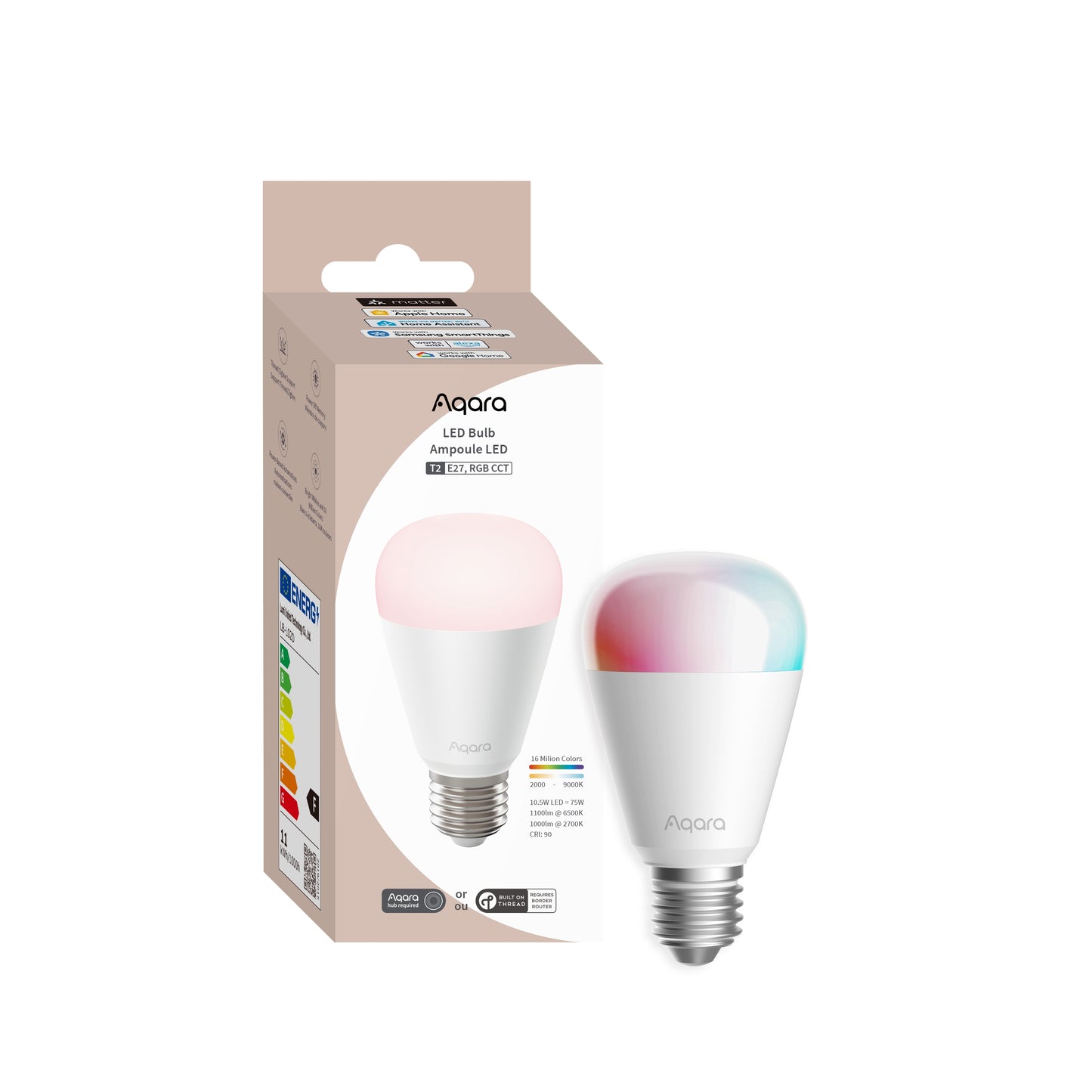 Aqara ampoule LED Bulb T2 • E27 • Couleur