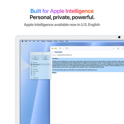 iMac 24" M4 10C/16GB/256GB/GPU10C/Gbit • Suisse-Français • Touch Num • Bleu