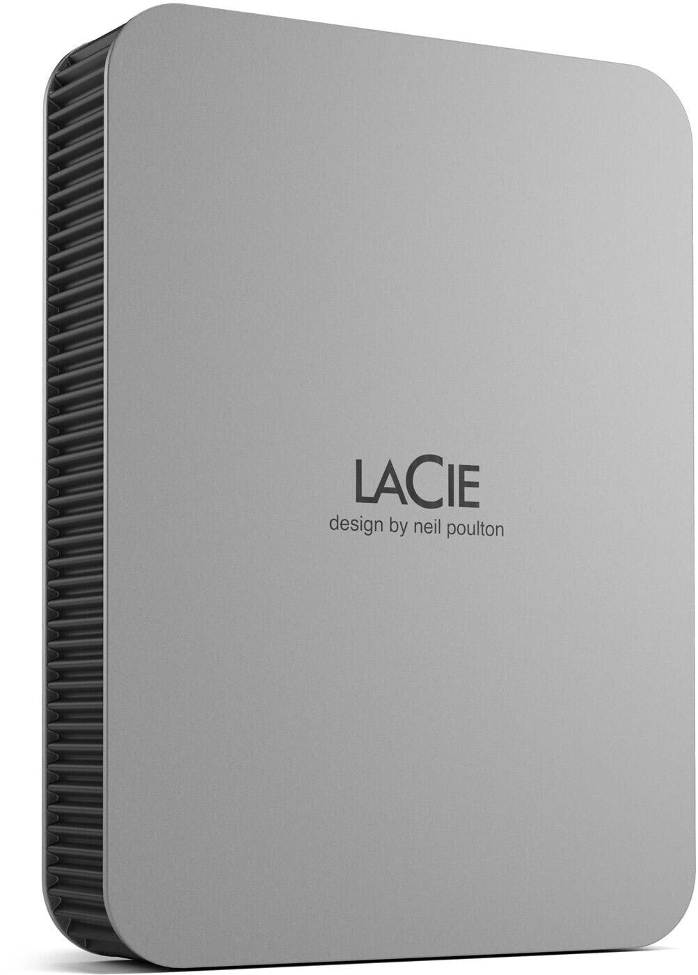 LaCie Mobile Drive • Disque Dur Externe • 4TB • Argent