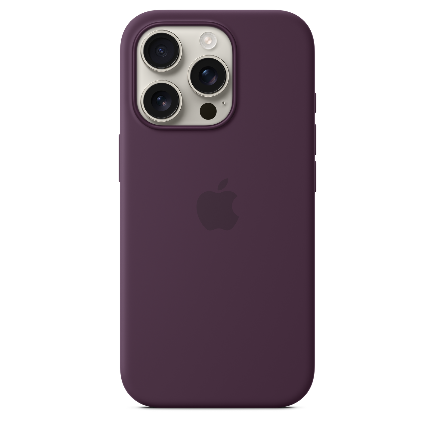 Coque en silicone avec MagSafe pour iPhone 16 Pro - Prune