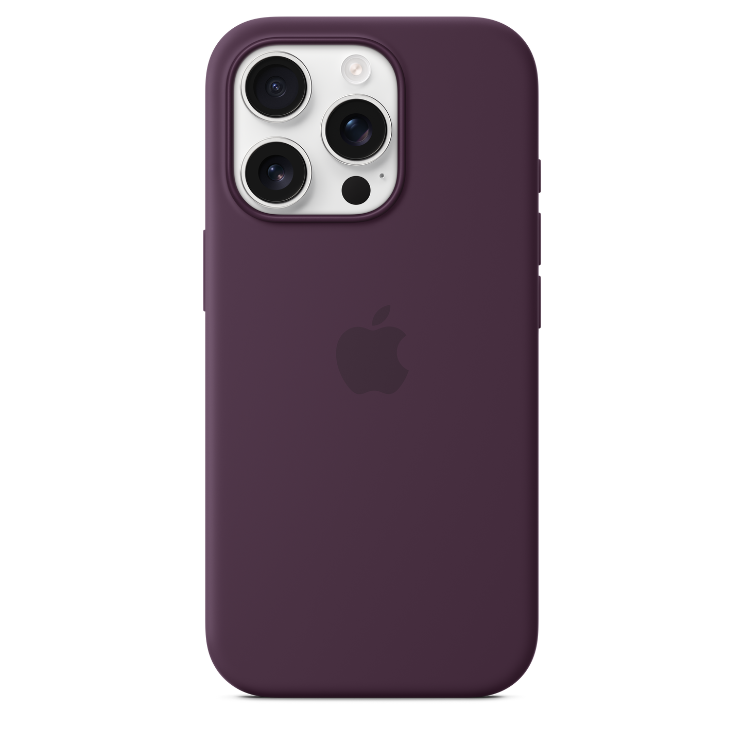 Coque en silicone avec MagSafe pour iPhone 16 Pro - Prune