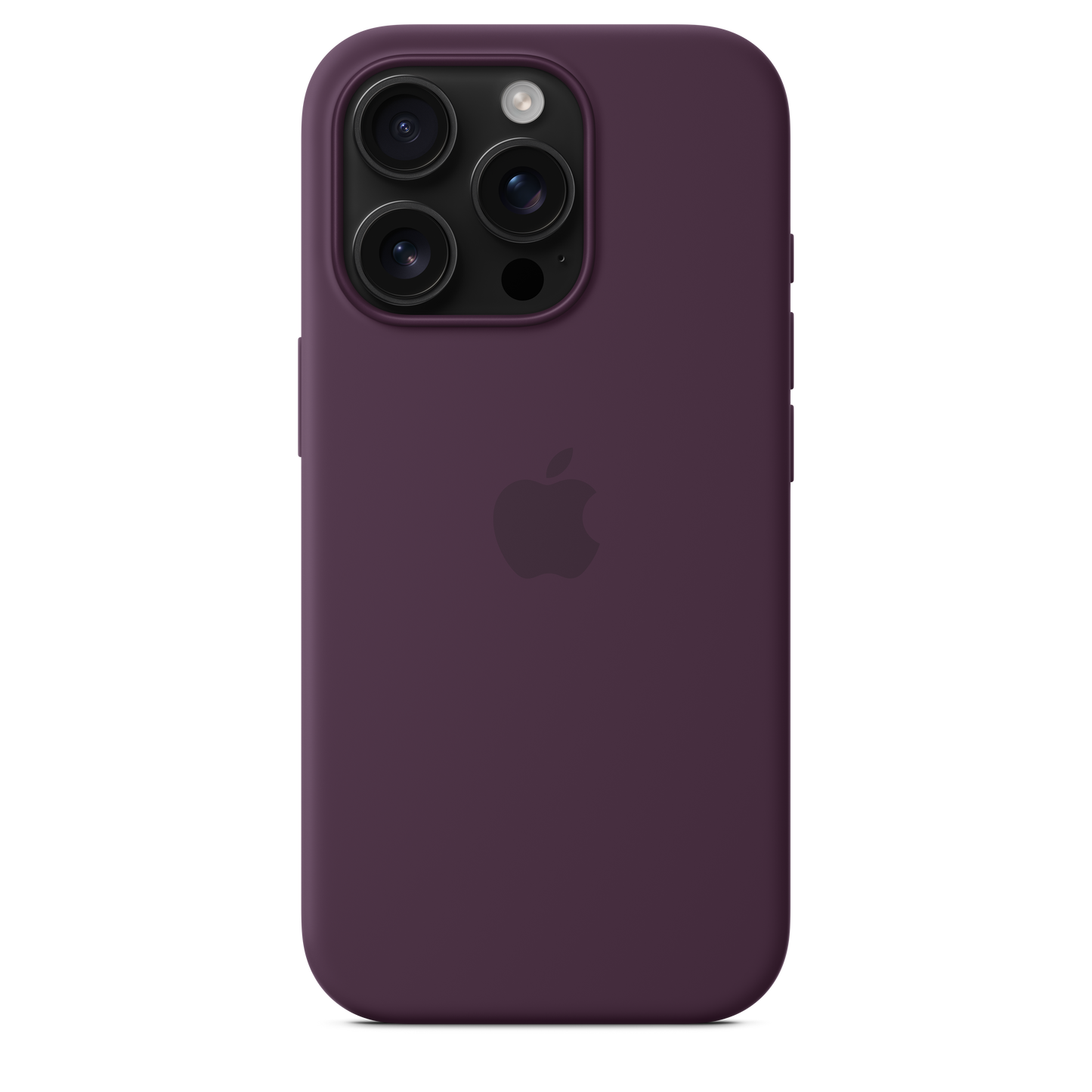 Coque en silicone avec MagSafe pour iPhone 16 Pro - Prune
